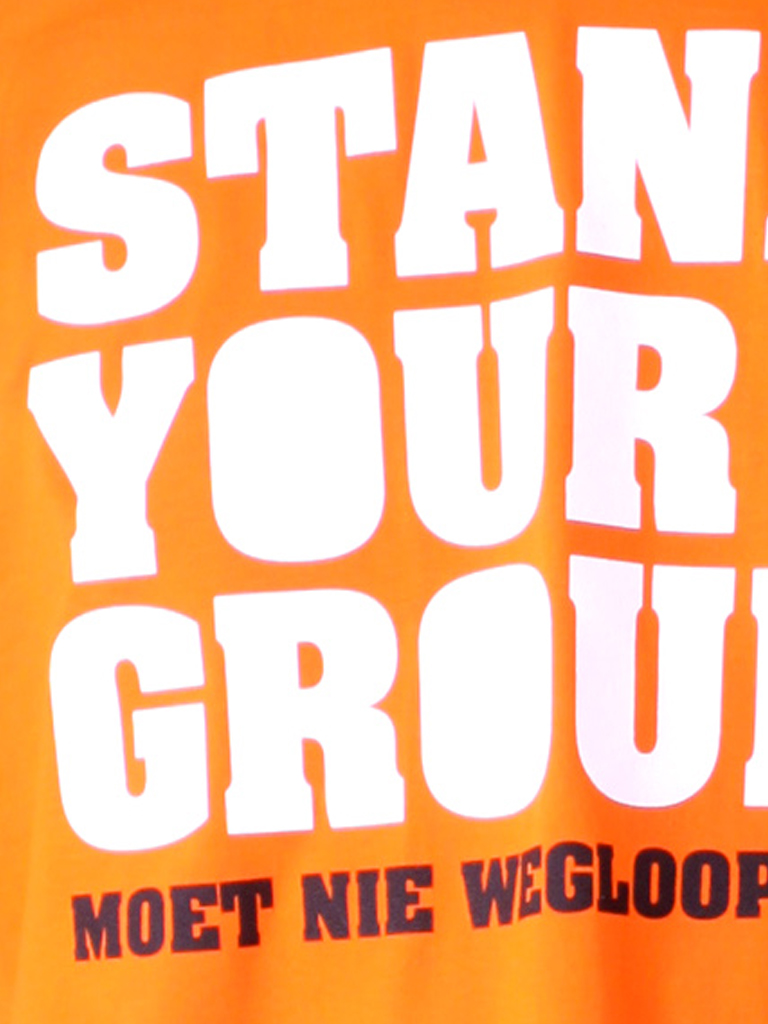 Stand Your Ground orange - uitverkocht - Afbeelding 4
