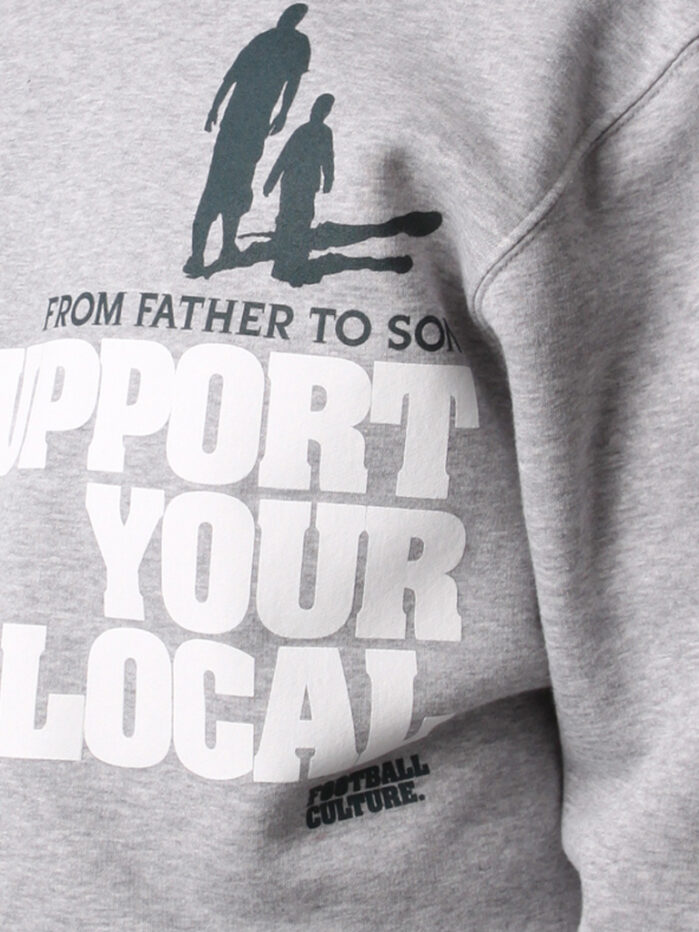 Support Your Local Crewneck Grey - uitverkocht