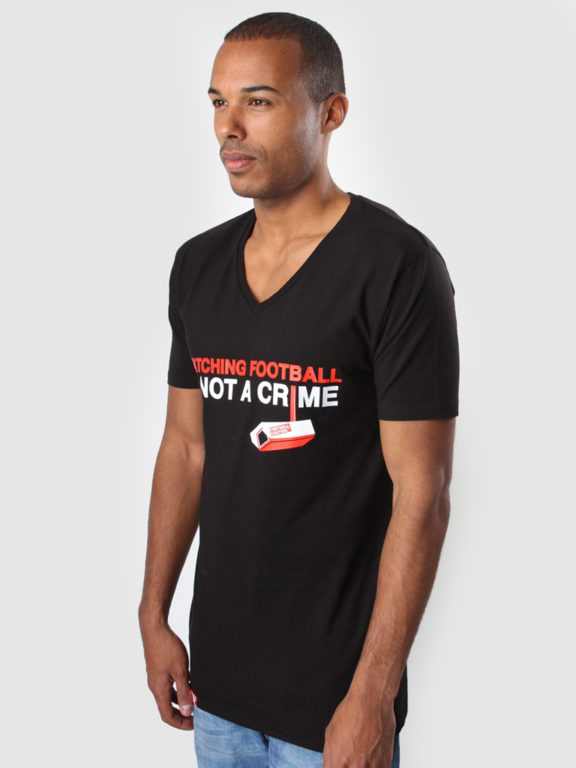 Not A Crime - Stretch Vneck - uitverkocht