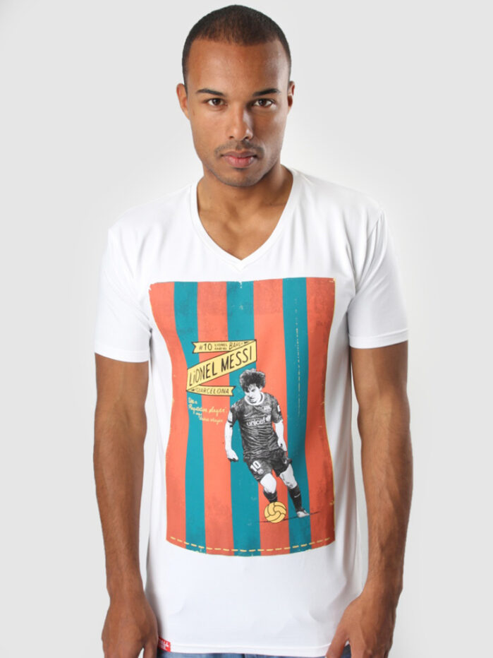 Messi by Zoran Lucić Stretch Vneck