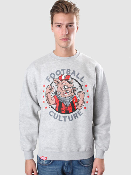 Crewneck pig football culture