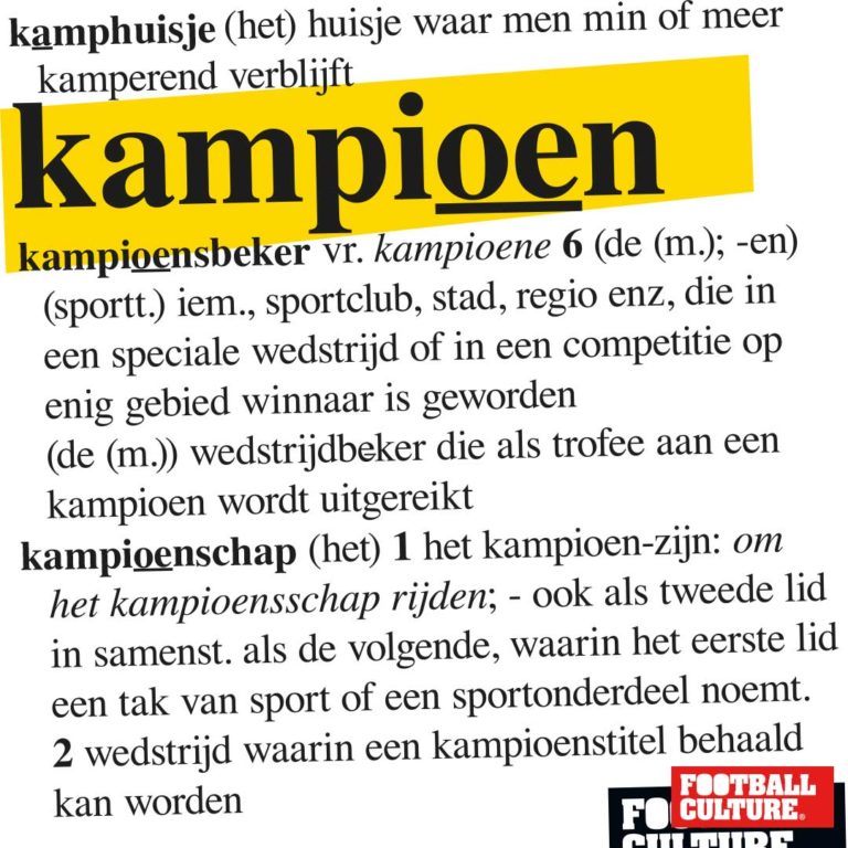 Kampioensshirt - Vneck - uitverkocht