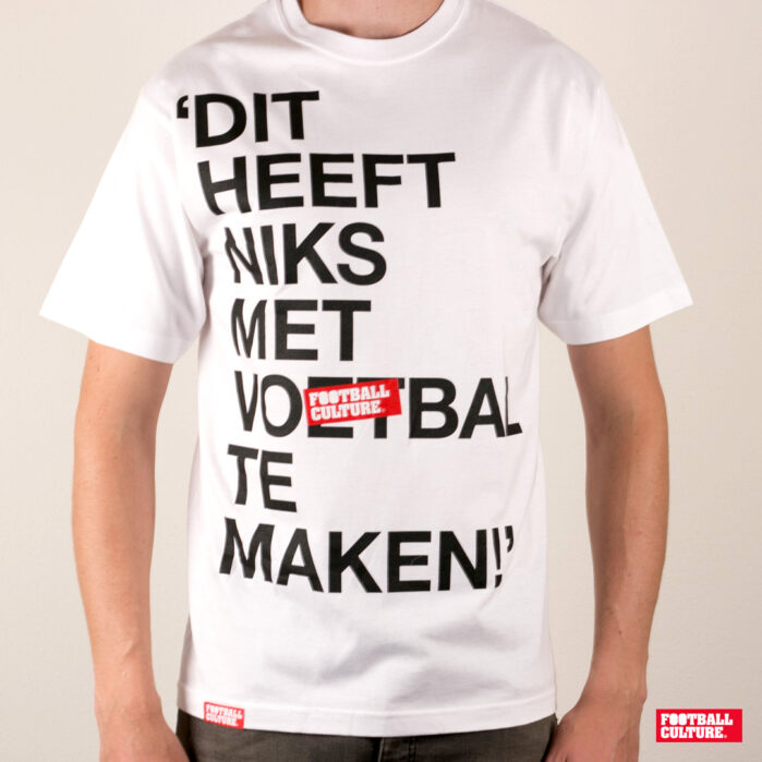 dit heeft niks met voetbal te maken
