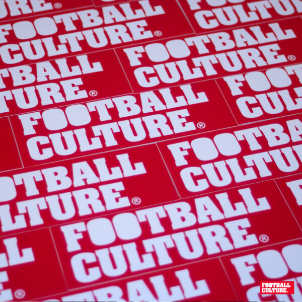 Footballculture stickers boxlogo red