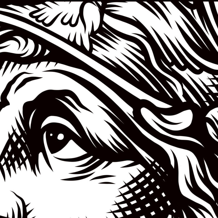 The Face - tee by Resuk - uitverkocht