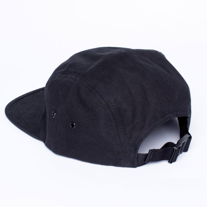 5-Panel Black Boxlogo - Geborduurde Patch! - uitverkocht
