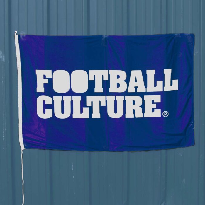 footballculture vlag blauw