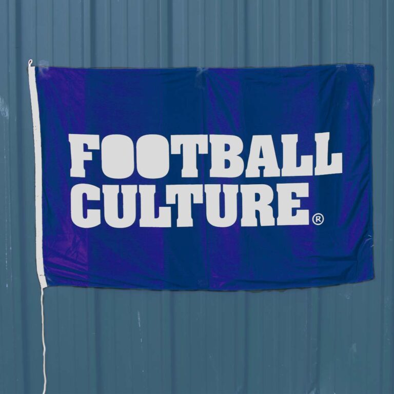 footballculture vlag blauw